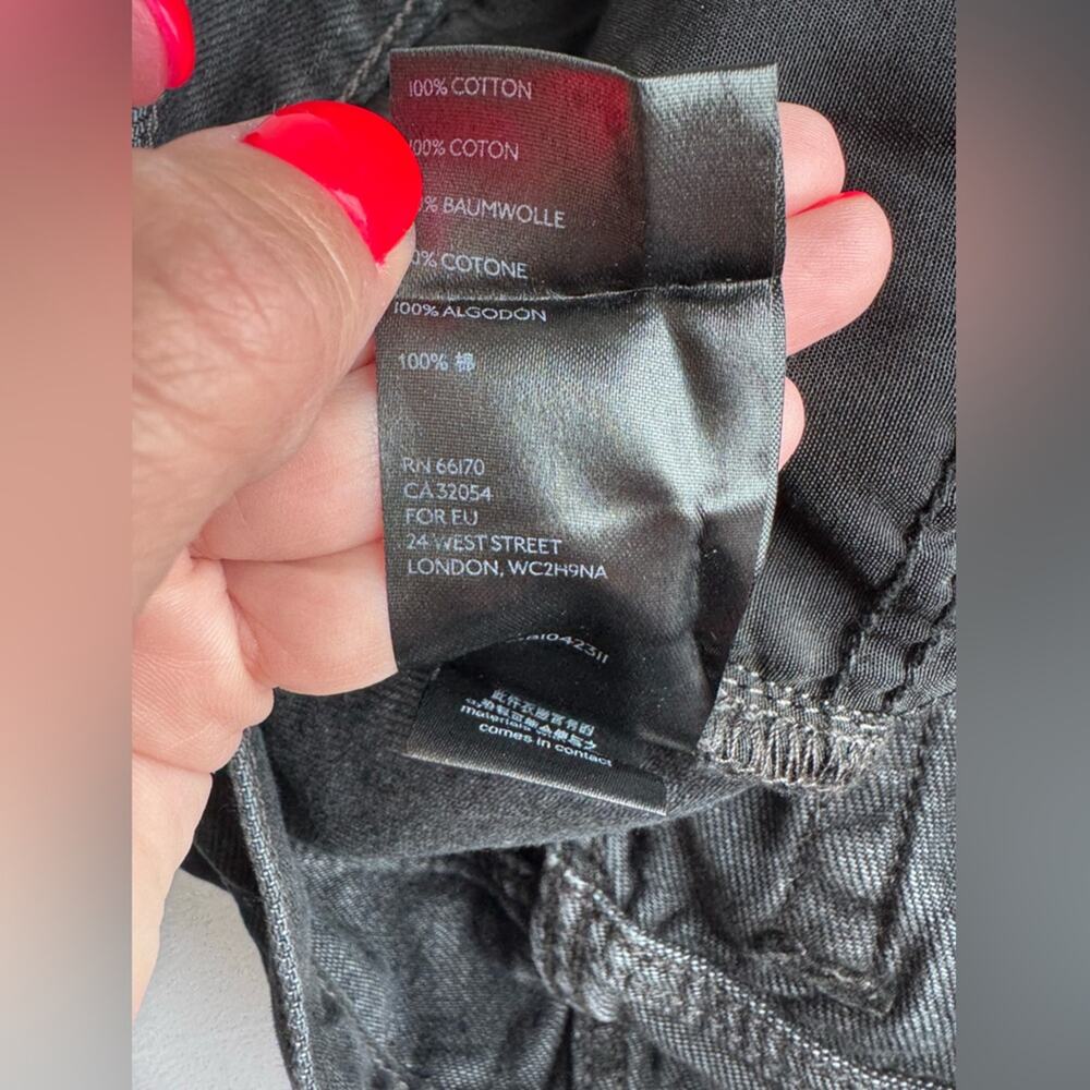 Black Distressed Wide-Leg Women’s Jeans - Picture 9 of 13